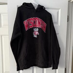 Wisconsin Badgers Black Hoodie